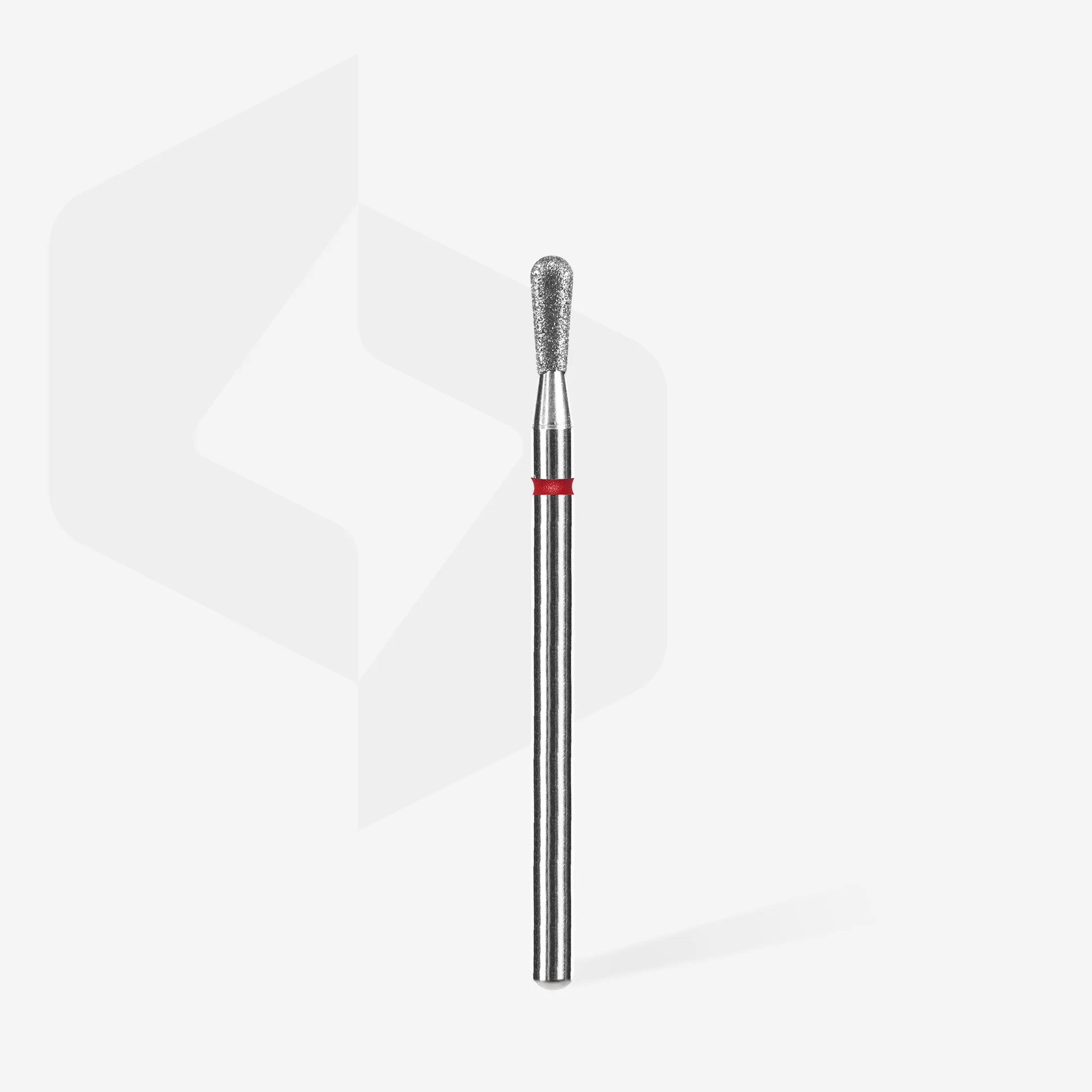 Fresa diamantada para piel "cerilla" roja EXPERT diámetro 2,3 mm/ parte útil 5 mm