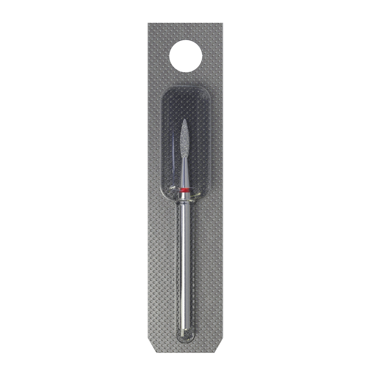 Fresa de diamante - puntiaguda llama roja EXPERT diámetro de la cabeza 2,1 mm / pieza de trabajo 8 mm