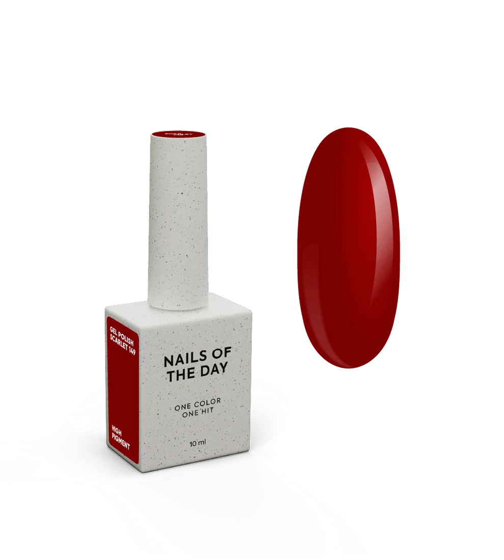 NAILSOFTHEDAY Let's Special Scarlet 149- esmalte rojo carmesí, 10 ml
