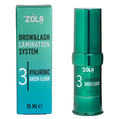 ZOLA Lamination Classic System Lab HYALURONIC GREEN ELIXIR (3 Paso)
