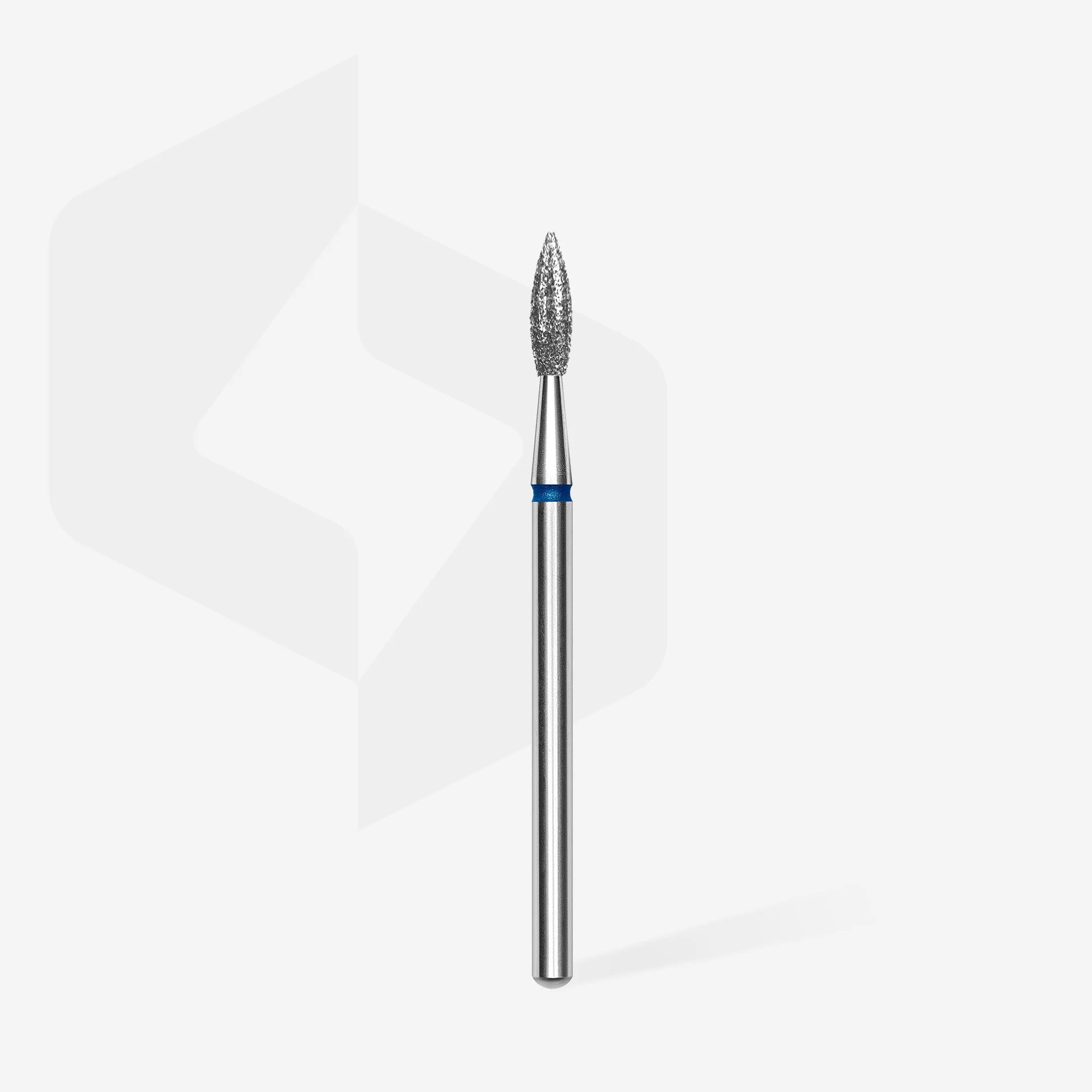 Fresa diamantada para piel "llama" afilada azul EXPERT, diámetro 2,3 mm/ parte útil 8 mm