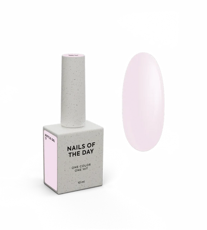 NAILSOFTHEDAY Bottle Gel 17 – gel ultrafuerte rosa suave, 10 ml