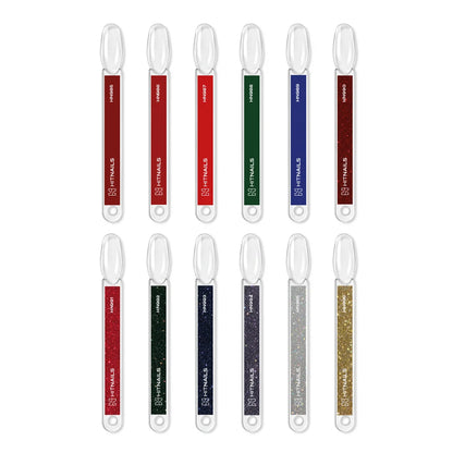 Noel Collection - 12 Esmaltes Semipermanentes, 10ml