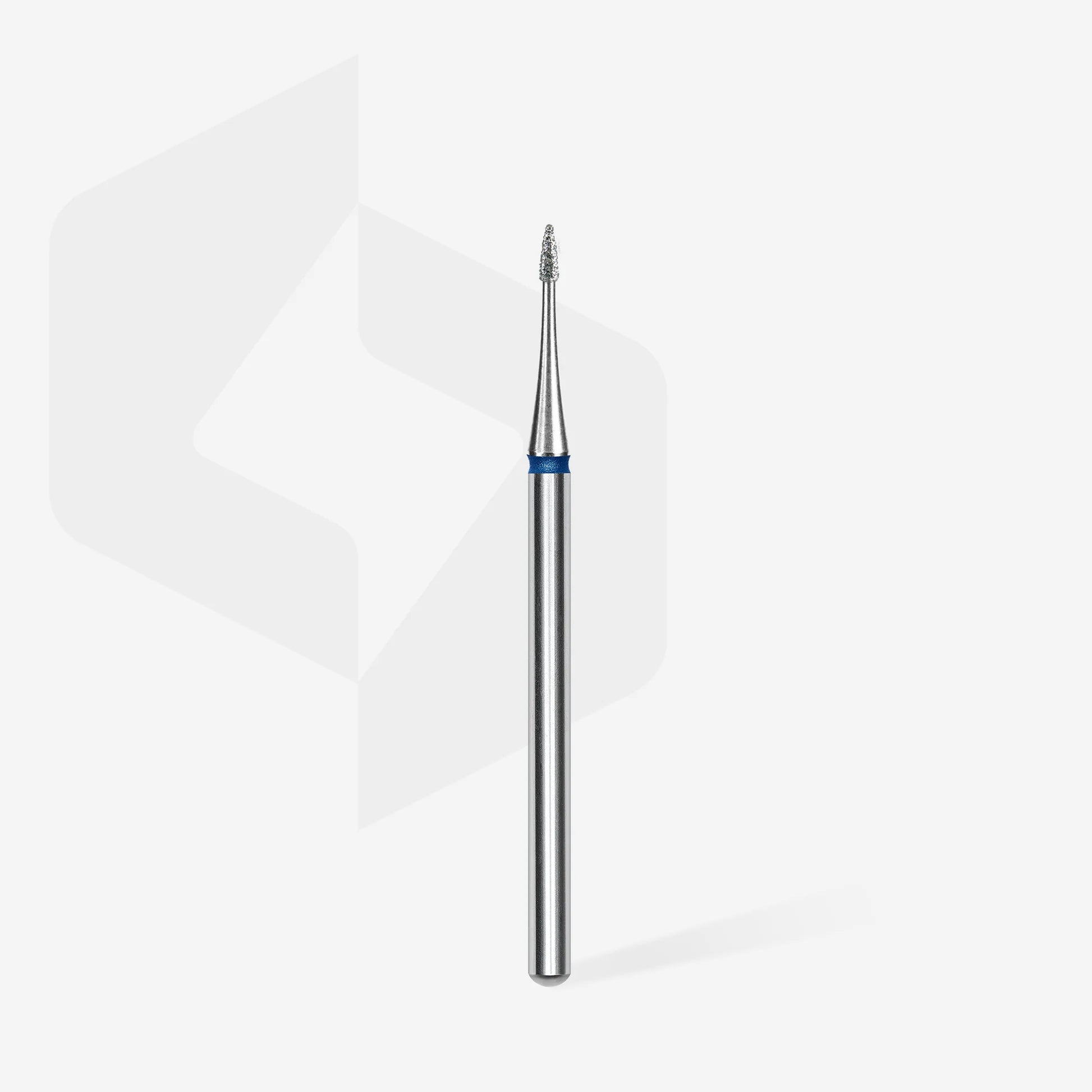 Fresa diamantada para piel "llama" mini azul EXPERT diámetro 1 mm/ parte útil 3 mm