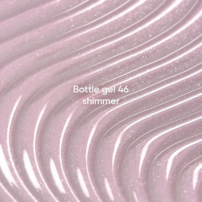NAILSOFTHEDAY Bottle gel Shimmer 46 – Gel líquido, rosa lechoso, 10 ml