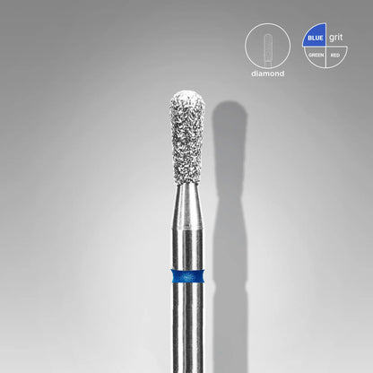 Fresa diamantada para piel "cerilla" azul EXPERT diámetro 2,3 mm / parte útil 5 mm