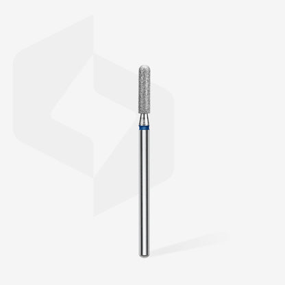Fresa diamantada para piel "cilindro" redondeado azul EXPERT diámetro 2,5 mm/ parte útil 10 mm