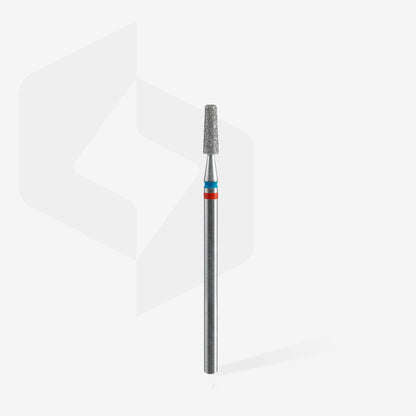 DUO Fresa diamantada para piel "cono" rojo-azul EXPERT diámetro 2,5 mm/ parte útil 8 mm