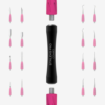 Mango del empujador, color negro Combo UNIQ 10b para piezas de trabajo reemplazables