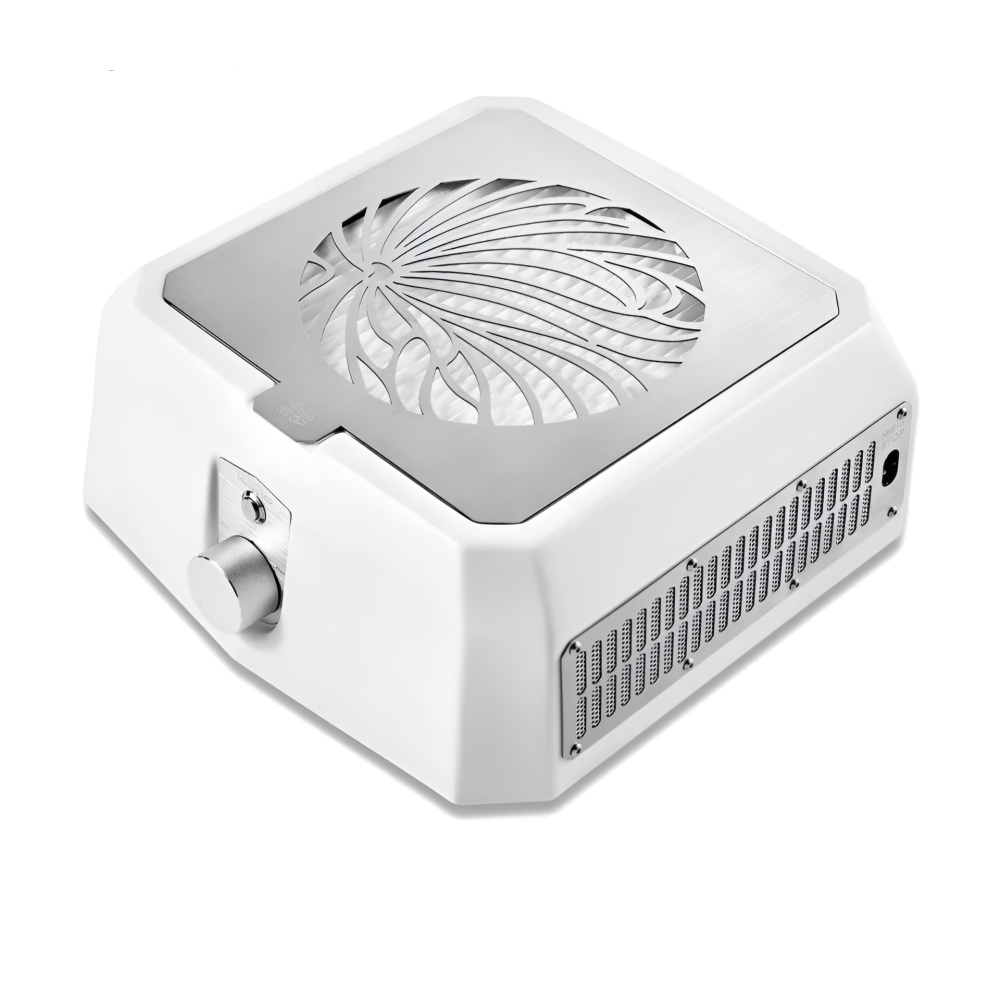 MICROSTOP Base Pro White — Aspirador Profesional para Uñas (Blanco)