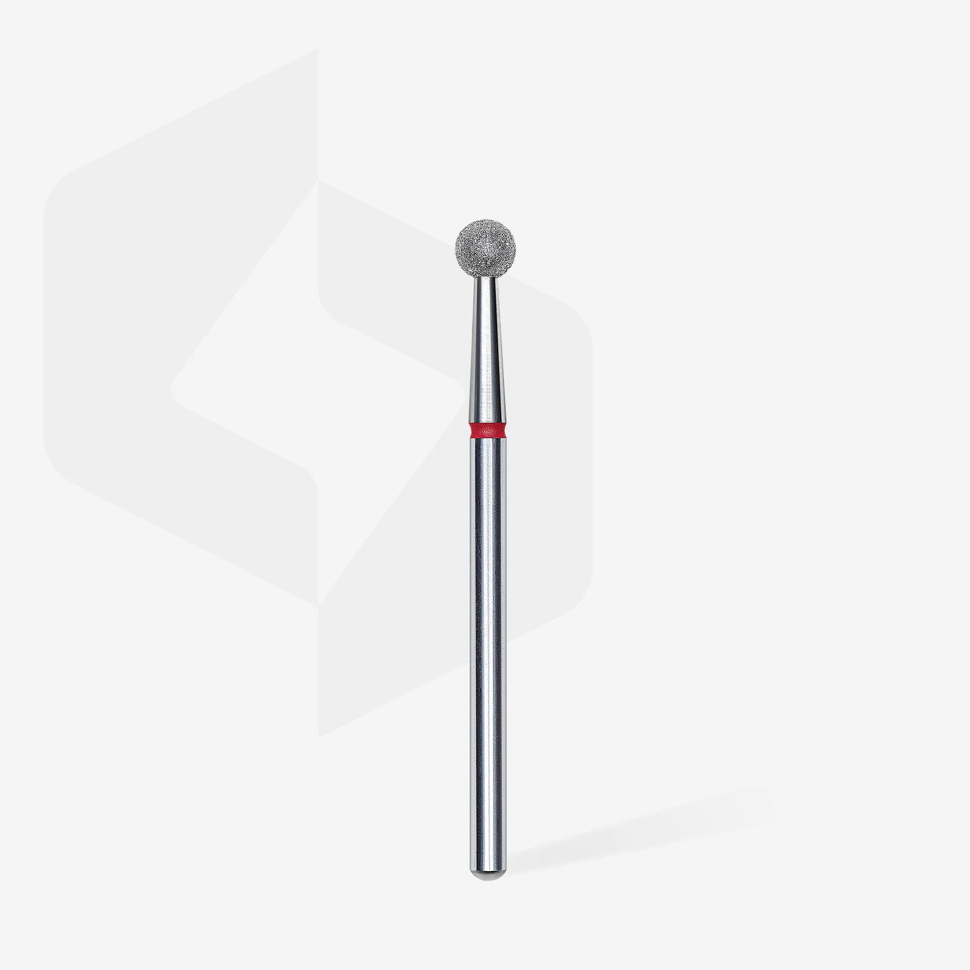 Fresa diamantada para piel "bola" roja EXPERT diámetro 4 mm (divisible por 10)