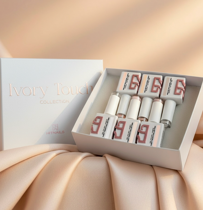 Colección Ivory Touch - 6 Esmaltes Beige HIT NAILS