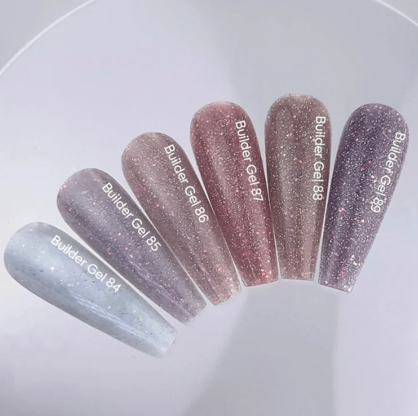 NAILSOFTHEDAY Builder Gel 88 - beige reflectante con brillo opal, 15 ml