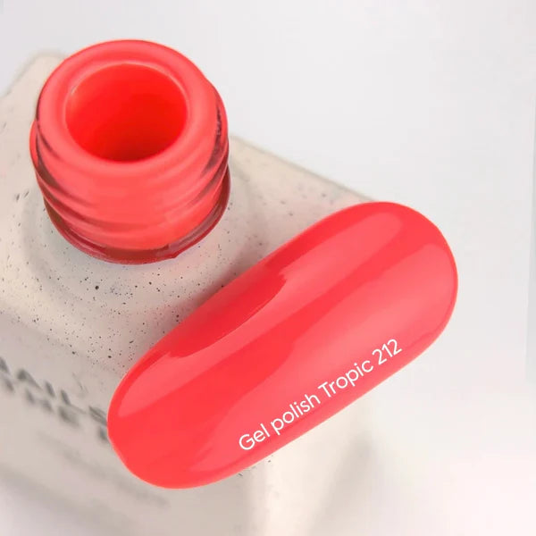 NAILSOFTHEDAY Gel Polish Tropic 212 — rosa coral, 10 ml