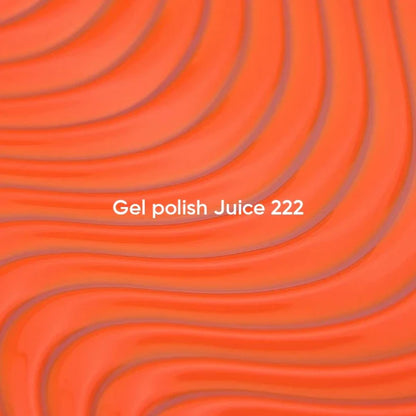 NAILSOFTHEDAY Gel Polish Juice 222 — naranja intenso, 10 ml