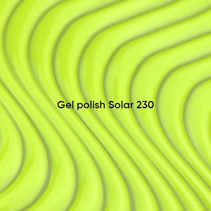 NAILSOFTHEDAY Gel Polish Solar 230 — amarillo neón, 10 ml