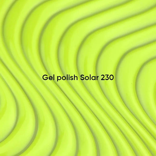 NAILSOFTHEDAY Gel Polish Solar 230 — amarillo neón, 10 ml