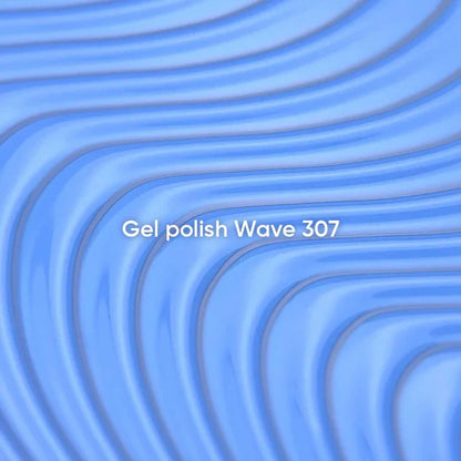 NAILSOFTHEDAY Gel Polish Wave 307 — azul claro, 10 ml