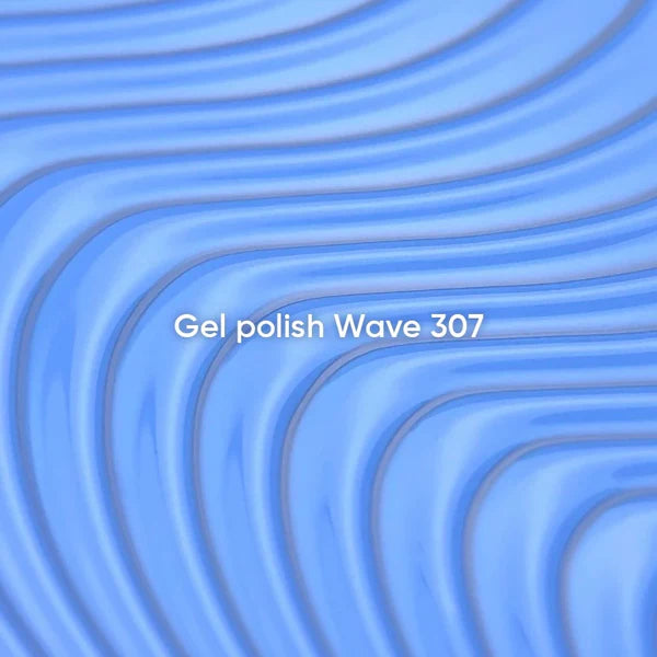 NAILSOFTHEDAY Gel Polish Wave 307 — azul claro, 10 ml
