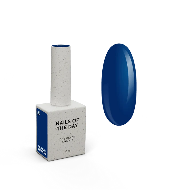 NAILSOFTHEDAY Gel polish Deepen 260 — azul profundo, 10 ml.