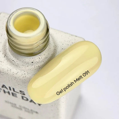 NAILSOFTHEDAY Gel polish Melt 091 —  amarillo, 10 ml.