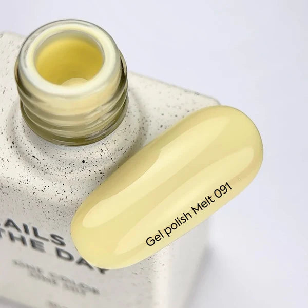 NAILSOFTHEDAY Gel polish Melt 091 —  amarillo, 10 ml.