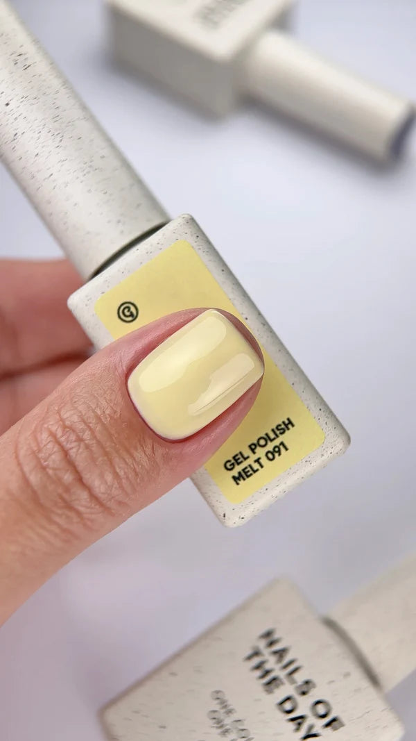 NAILSOFTHEDAY Gel polish Melt 091 —  amarillo, 10 ml.