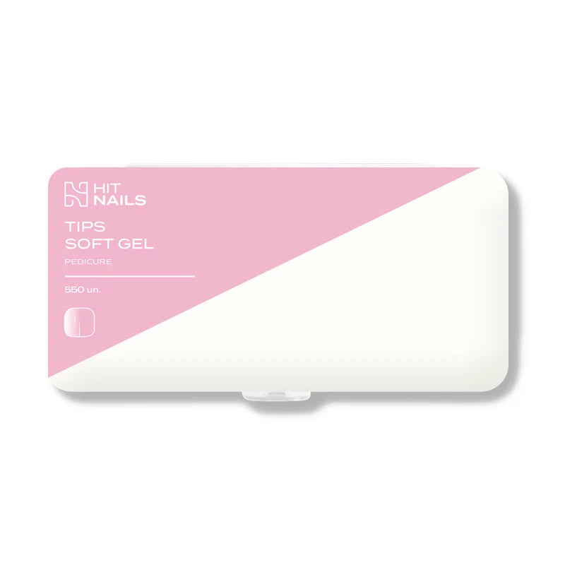 Tips Soft Gel para PEDICURA HN 550uds