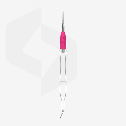 Parte operativa del empujador Combo UNIQ 35 lima estrecha para uñas de los pies con extremo doblado