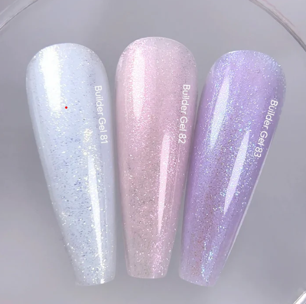 NAILSOFTHEDAY Builder Gel 82 — gel constructor rosa con shimmer, 15 ml
