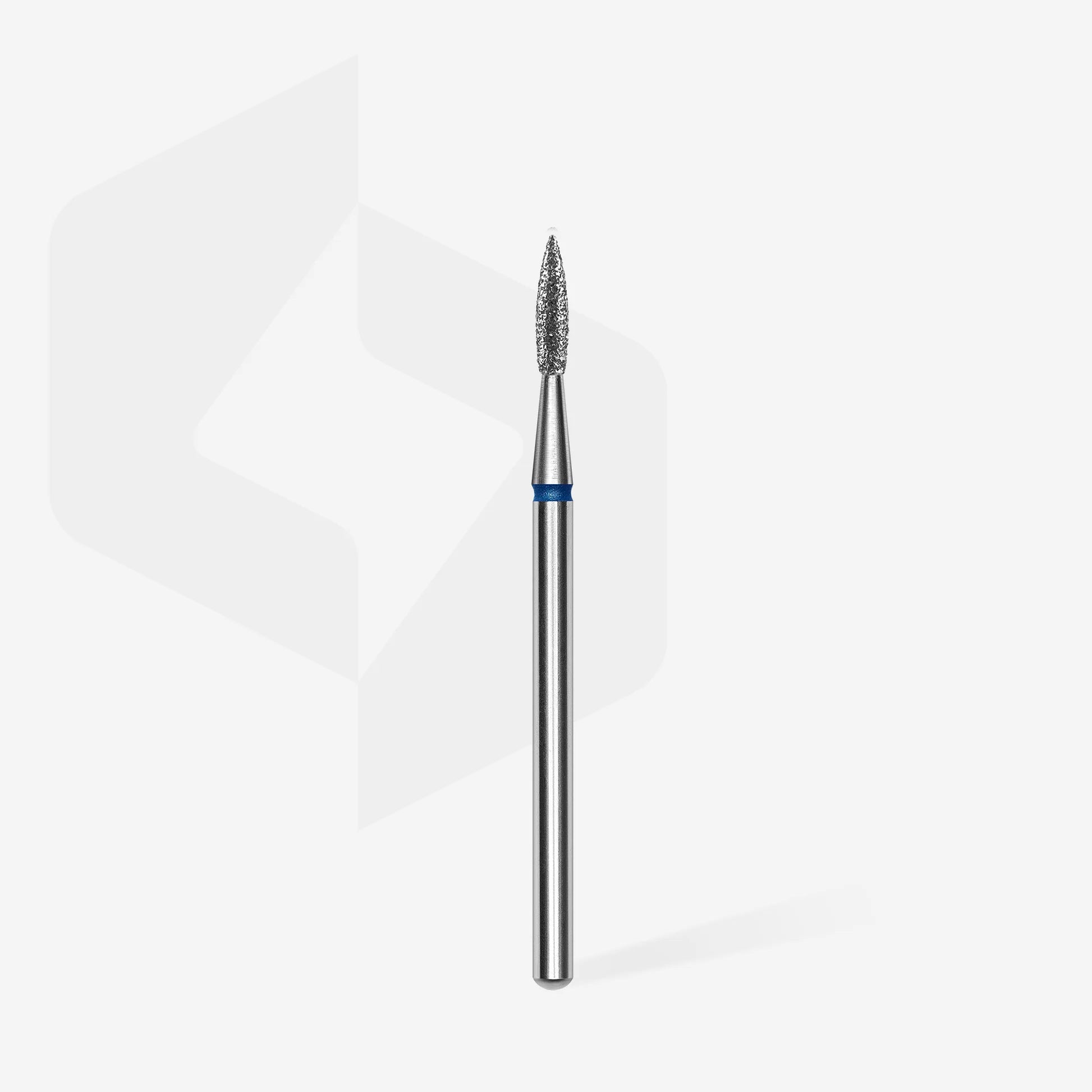 Fresa diamantada para piel "llama" afilada azul EXPERT, diámetro 1,8 mm/ parte útil 8 mm