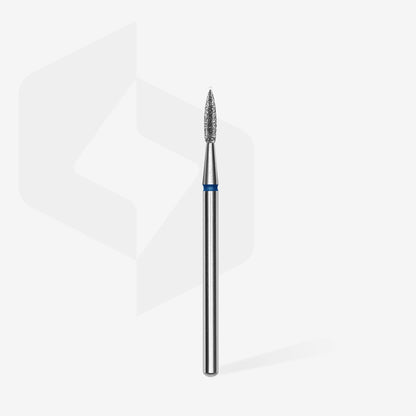Fresa diamantada para piel "llama" afilada azul EXPERT, diámetro 1,8 mm/ parte útil 8 mm