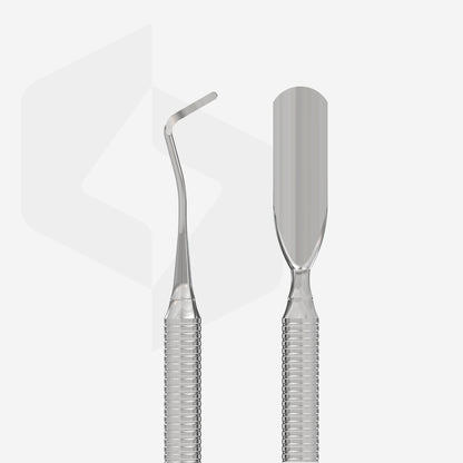 Cureta de podología PODO 20 TIPO 1 (cureta y empujador ancho redondeado)