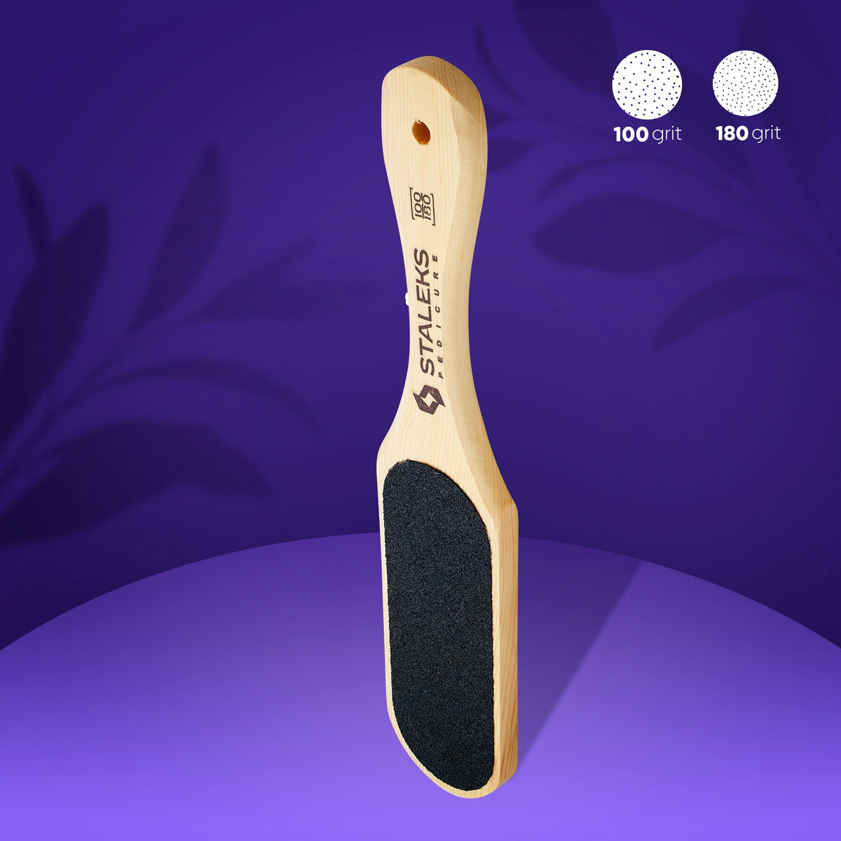 Lima de madera para pies BEAUTY & CARE 10 TYPE 1 100/180 grit