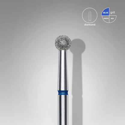 Fresa diamantada tipo bola azul EXPERT, diámetro de la cabeza: 3,5 mm