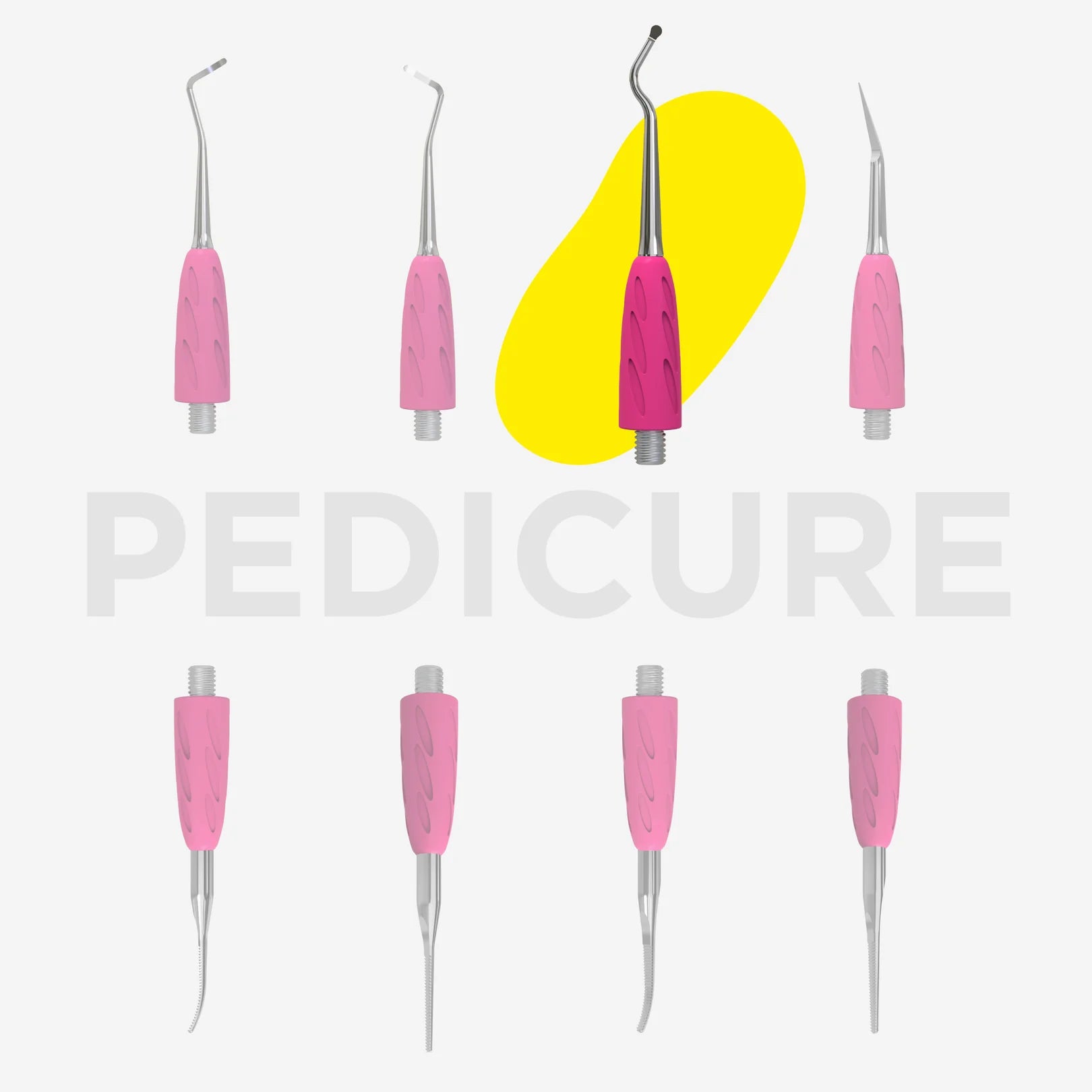 Parte operativa del empujador Combo UNIQ 33 cureta hemisférica