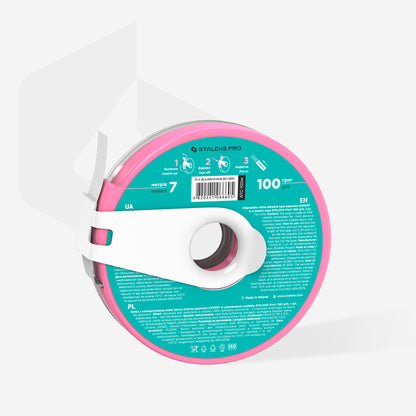 Cinta abrasiva blanca desechable papmAm EXPERT grano 100 en estuche de plástico