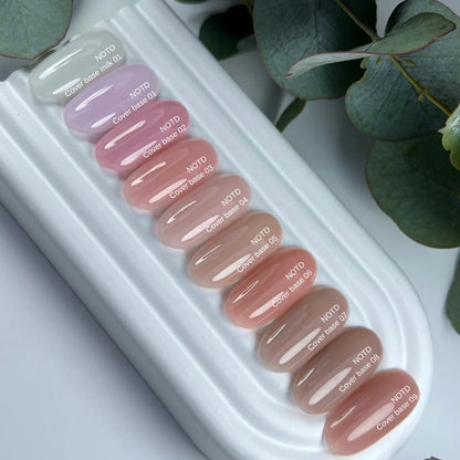 Nailsoftheday Cover base NEW Formula 04 - Translucido de color rosa, 30 ml