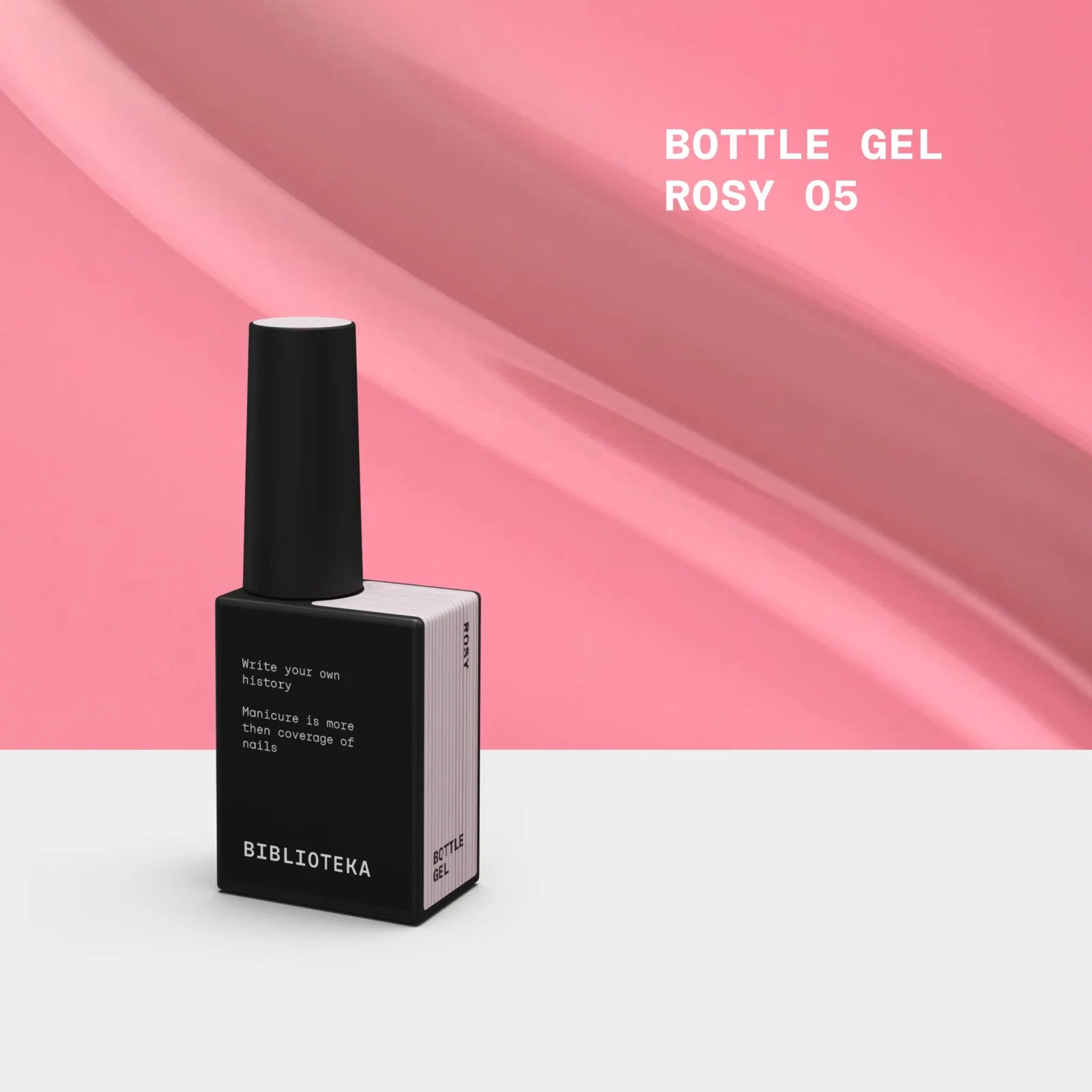 BIBLIOTEKA Bottle Gel № 05 Rosy, 10 ml