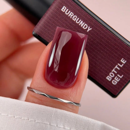 BIBLIOTEKA Bottle Gel № 08 Burgundy, 10 ml