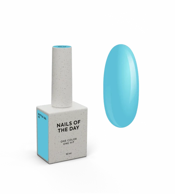 NAILSOFTHEDAY Bottle gel 05 – gel súper fuerte (azul cielo), 10 ml