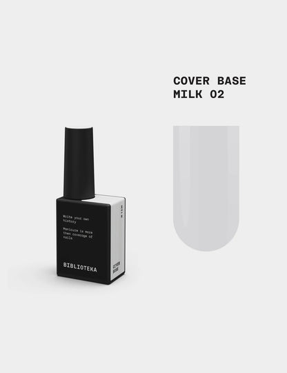 BIBLIOTEKA Cover Base № 02 Milk - lechoso, 10 ml
