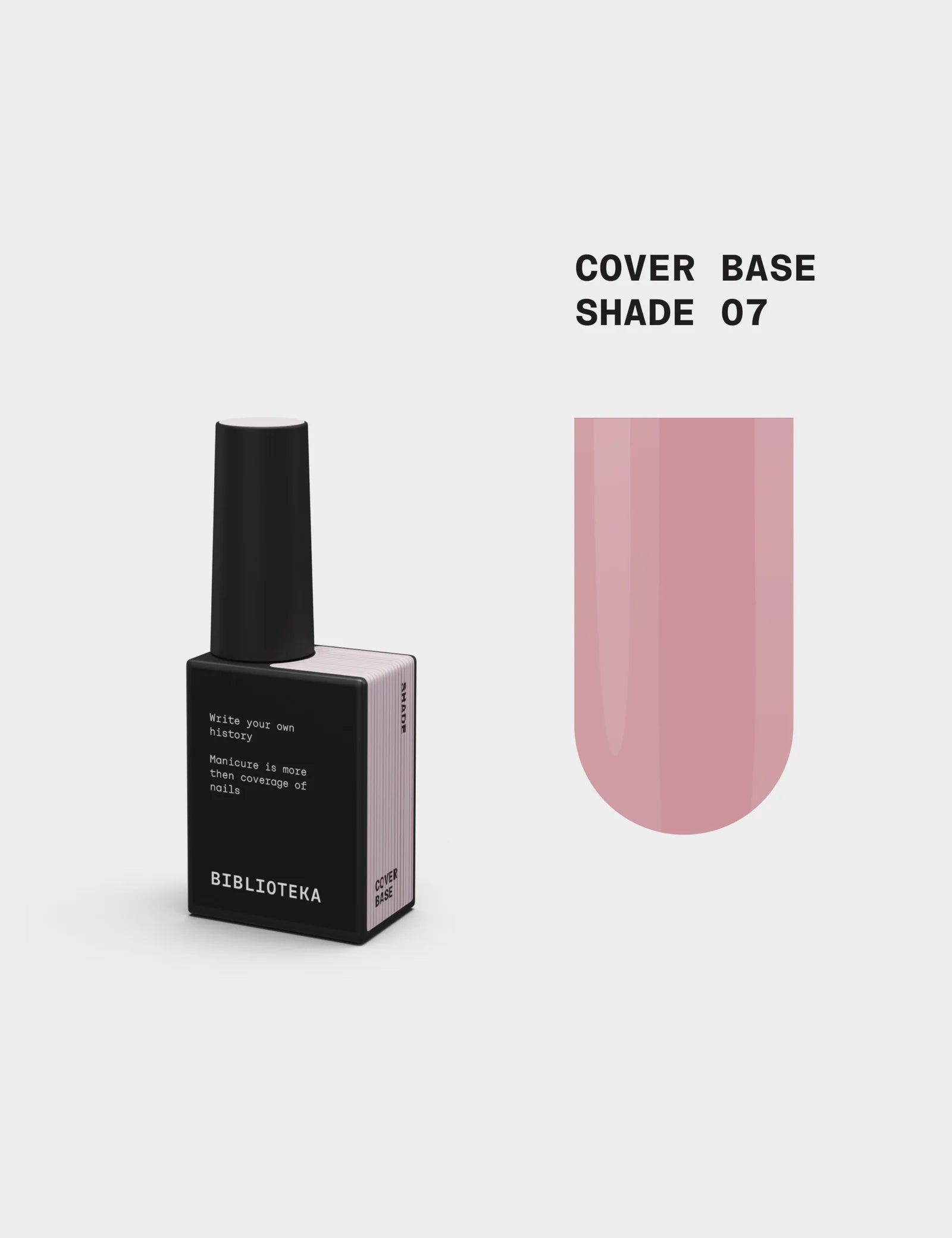 BIBLIOTEKA Cover Base № 07 Shade, 10 ml