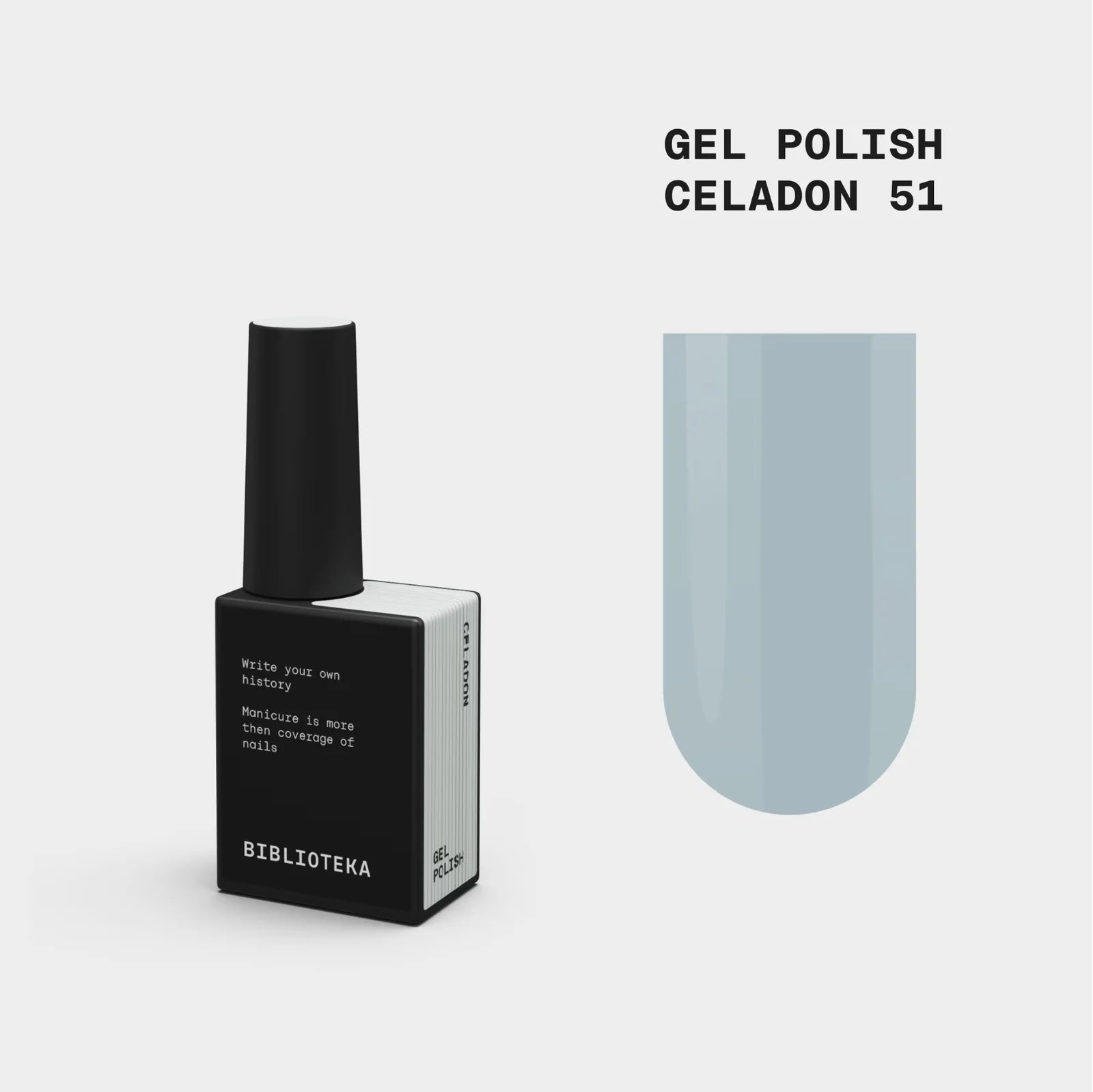 BIBLIOTEKA Gel Polish № 52 Chalk, 10 ml