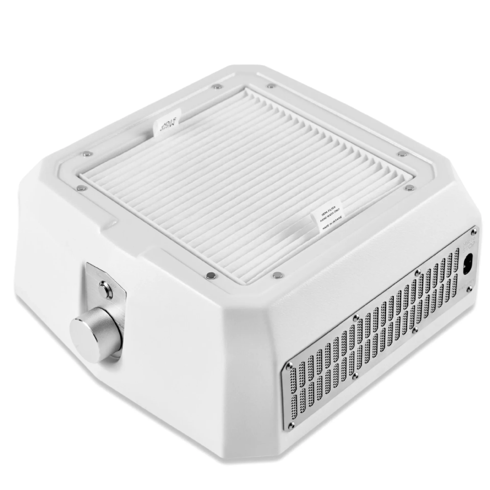 MICROSTOP Base Pro White — Aspirador Profesional para Uñas (Blanco)