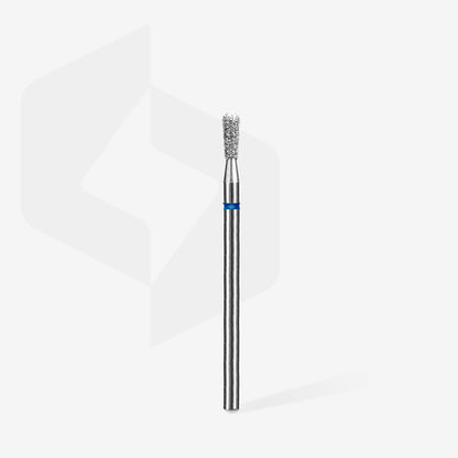 Fresa diamantada para piel "cerilla" azul EXPERT diámetro 2,3 mm / parte útil 5 mm