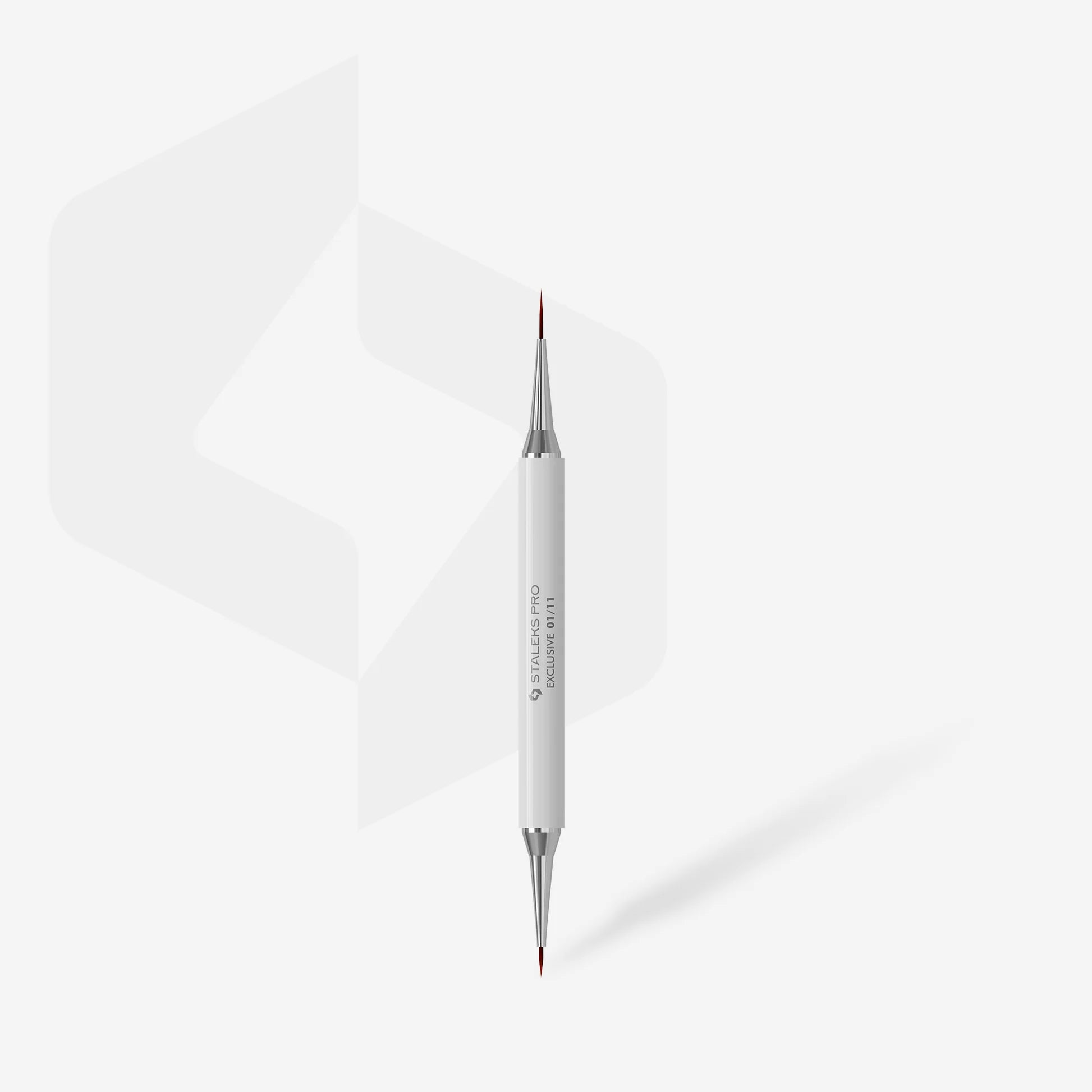 STALEKS EXCLUSIVE 01/11 Pincel liner de doble cara 7 mm / para gel 12 mm