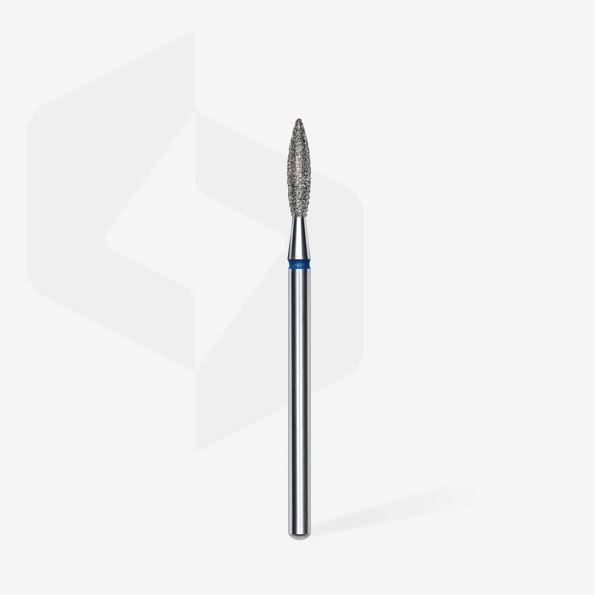 Fresa diamantada para piel "llama" azul EXPERT diámetro 2,3 mm/ parte útil 10 mm (divisible por 10)