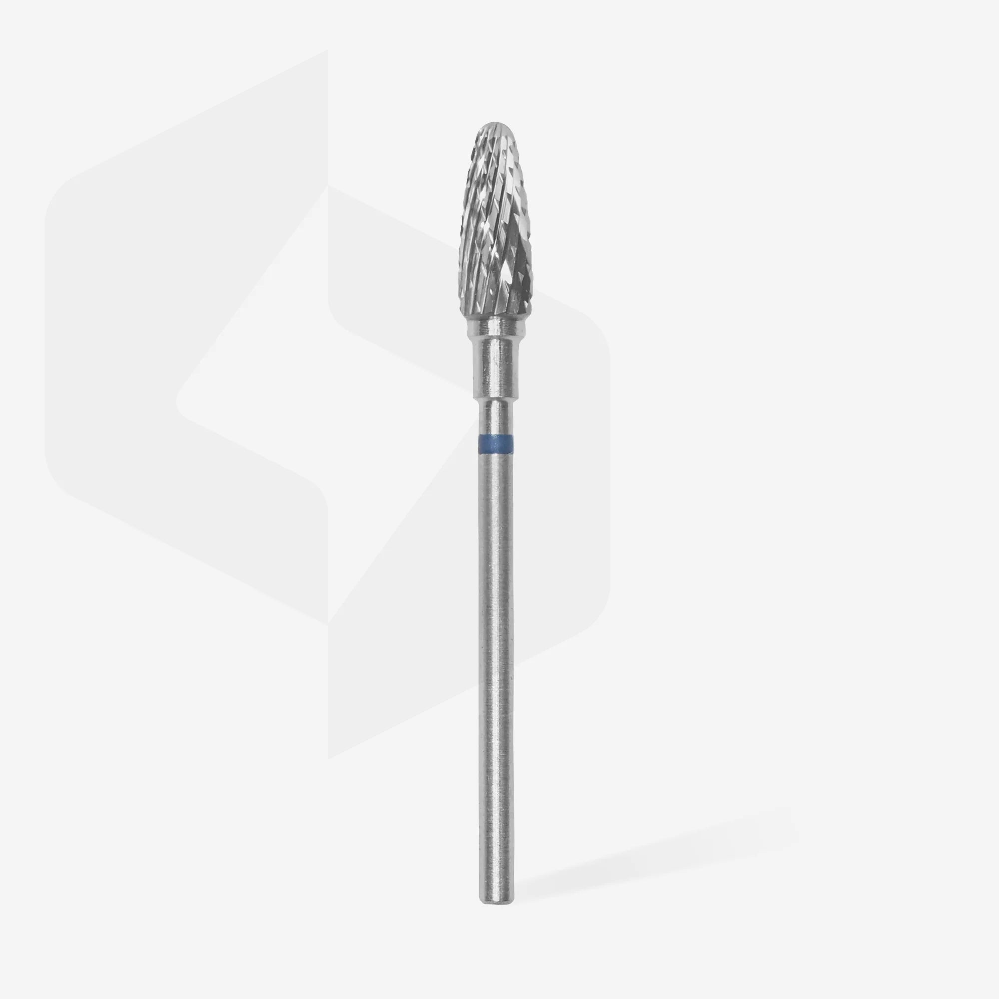Fresa de metal duro tipo «maíz» azul, diámetro 5 mm, parte de trabajo 13 mm