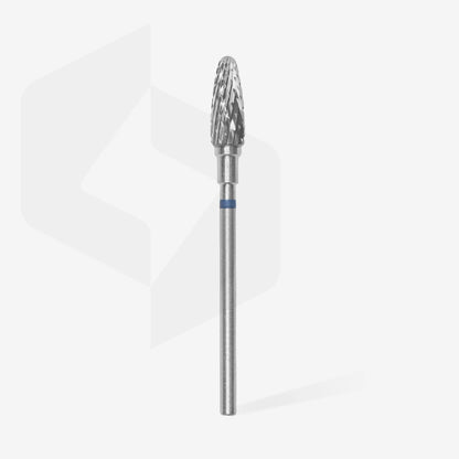 Fresa de metal duro tipo «maíz» azul, diámetro 5 mm, parte de trabajo 13 mm